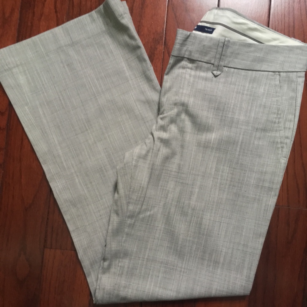 Gap gray plaid trousers - Picture 2 of 3